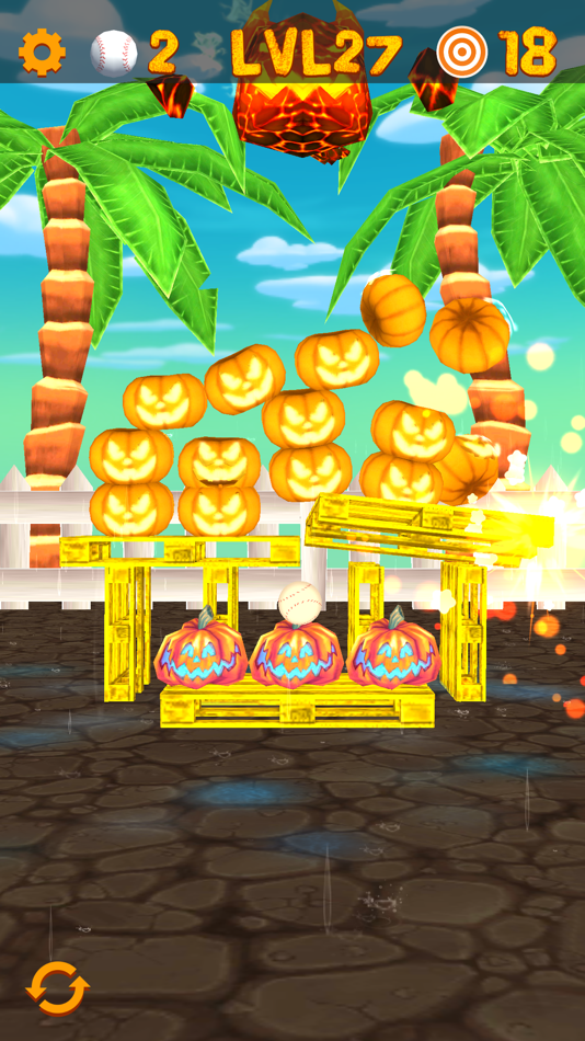 #10. Swipe & Knockdown Pumpkins 2 (iOS) De: F Permadi
