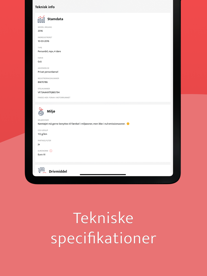 TjekBil - tjek nummerplade