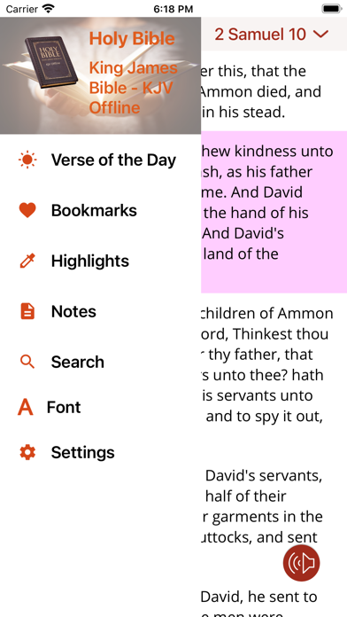 King James Bible : KJV Offline Screenshot
