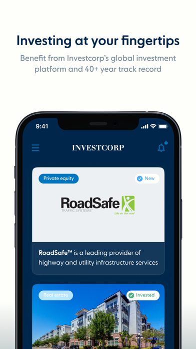 Investcorp Wealth Screenshot