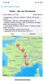 pilot log for tesla iphone screenshot 4