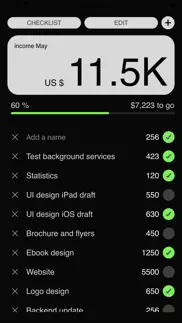 checklist calculator pro iphone screenshot 1