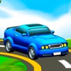 Racing car games race 3D icon