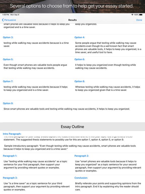 Screenshot #5 pour Thesis Generator