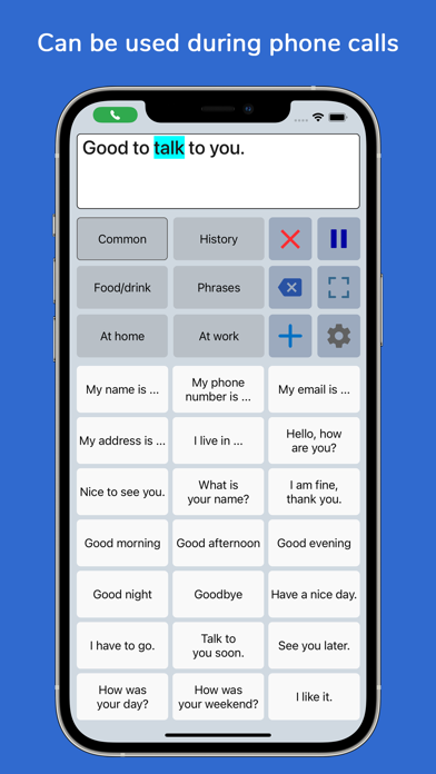 Speech Assistant AAC Screenshot