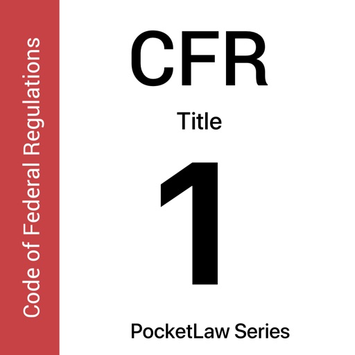 CFR 1 - General Provisions icon