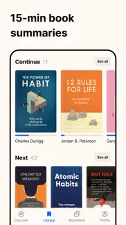 headway: daily book summaries iphone screenshot 2