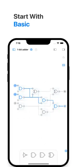 Game screenshot LogicalArt Digital Circuit Sim apk