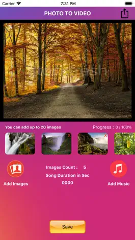 Game screenshot PhotoSlide - Photo to Video mod apk