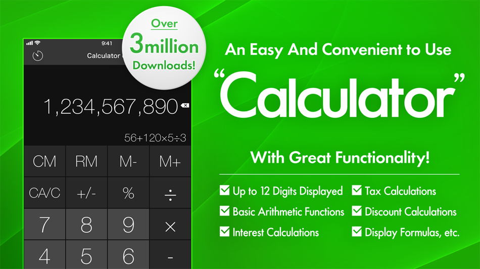 #1. Calculator - Simple & Stylish (iOS) 由: woodsmall inc.