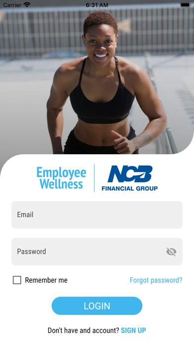 NCB Wellness Screenshot