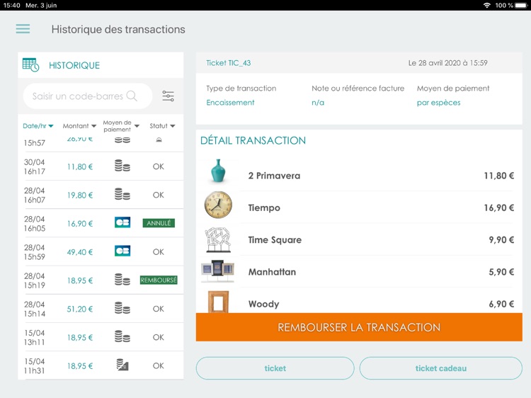 Up2pay Caisse digitale screenshot-5