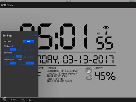 Screenshot #5 pour LCD-Clock