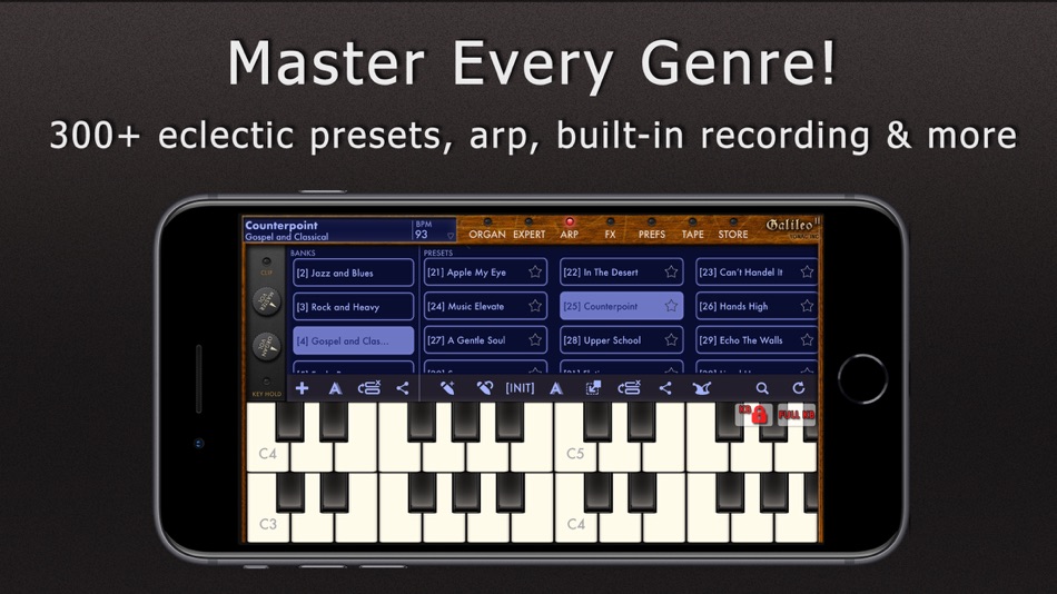 #4. Galileo Organ 2 (iOS) Przez: Yonac Inc.