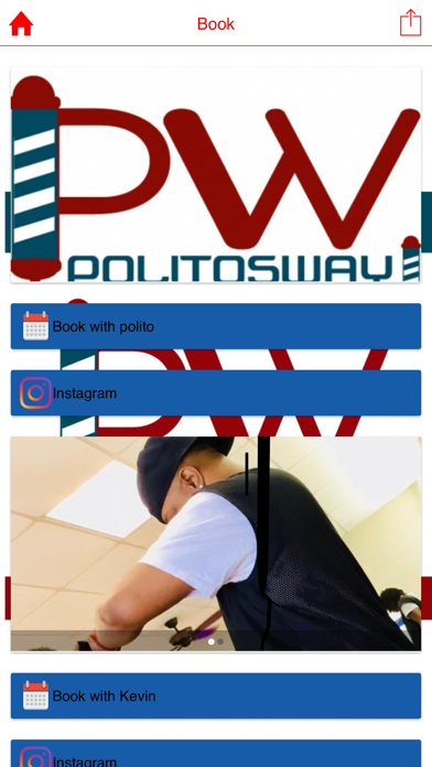 Screenshot #2 pour POLITOSWAY BARBERSHOP