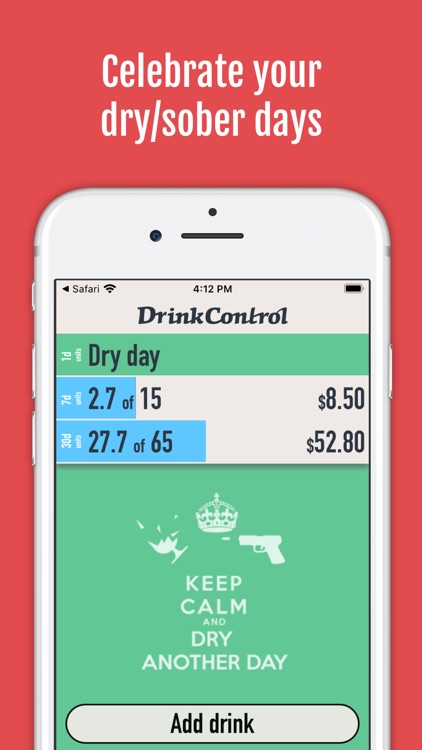 DrinkControl: Alcohol Tracker screenshot-0