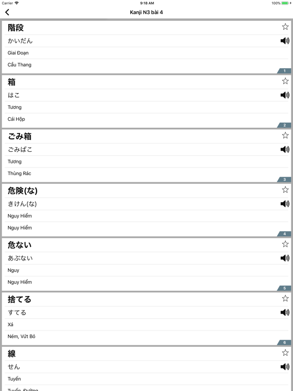 JLPT N3 Pro iPad screenshot 4 - Education app