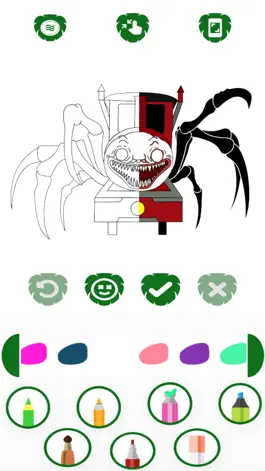 Game screenshot Choo Choo Coloring Charles art mod apk