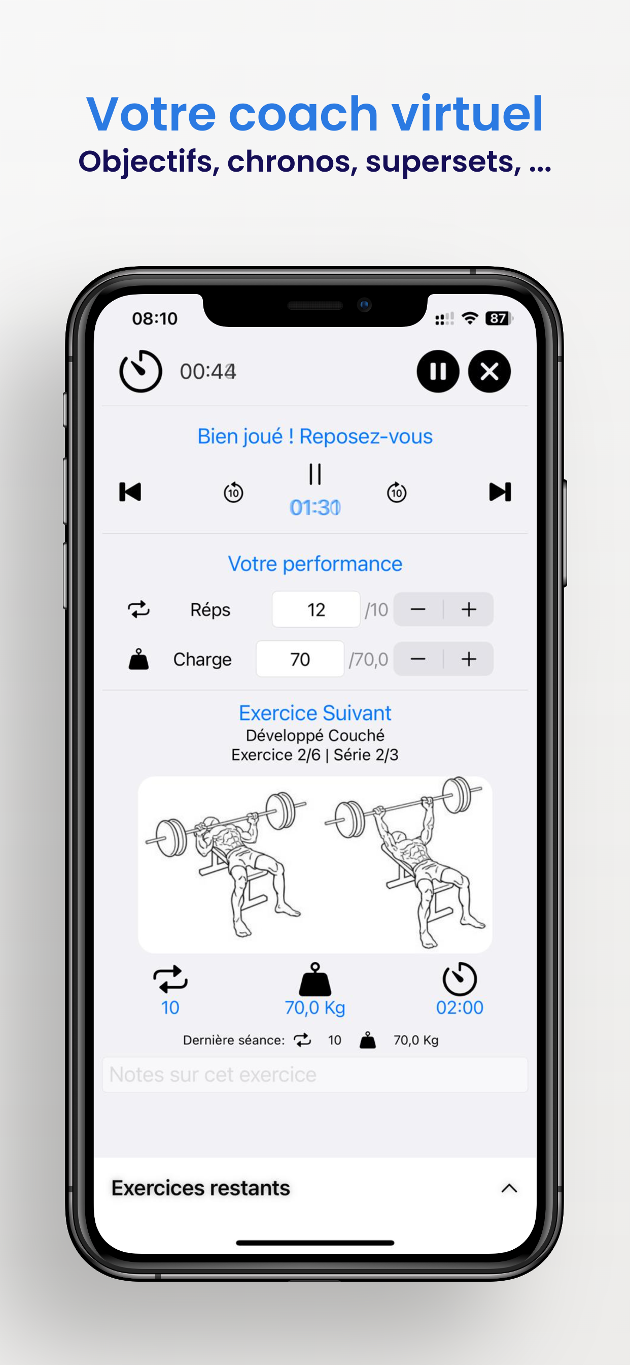 ProFit - Carnet de Musculation
