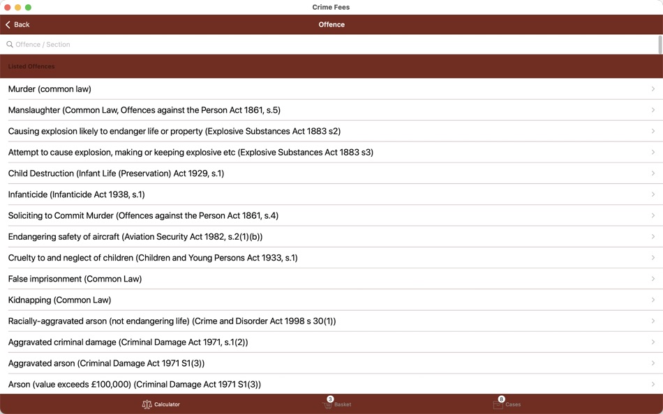 #2. Crime Fees (macOS) 由: Willis Software Limited