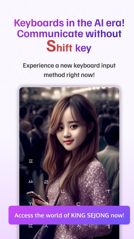 #1. King Sejong Keyboard (iOS) Podle: TeraBaTek Co., Ltd