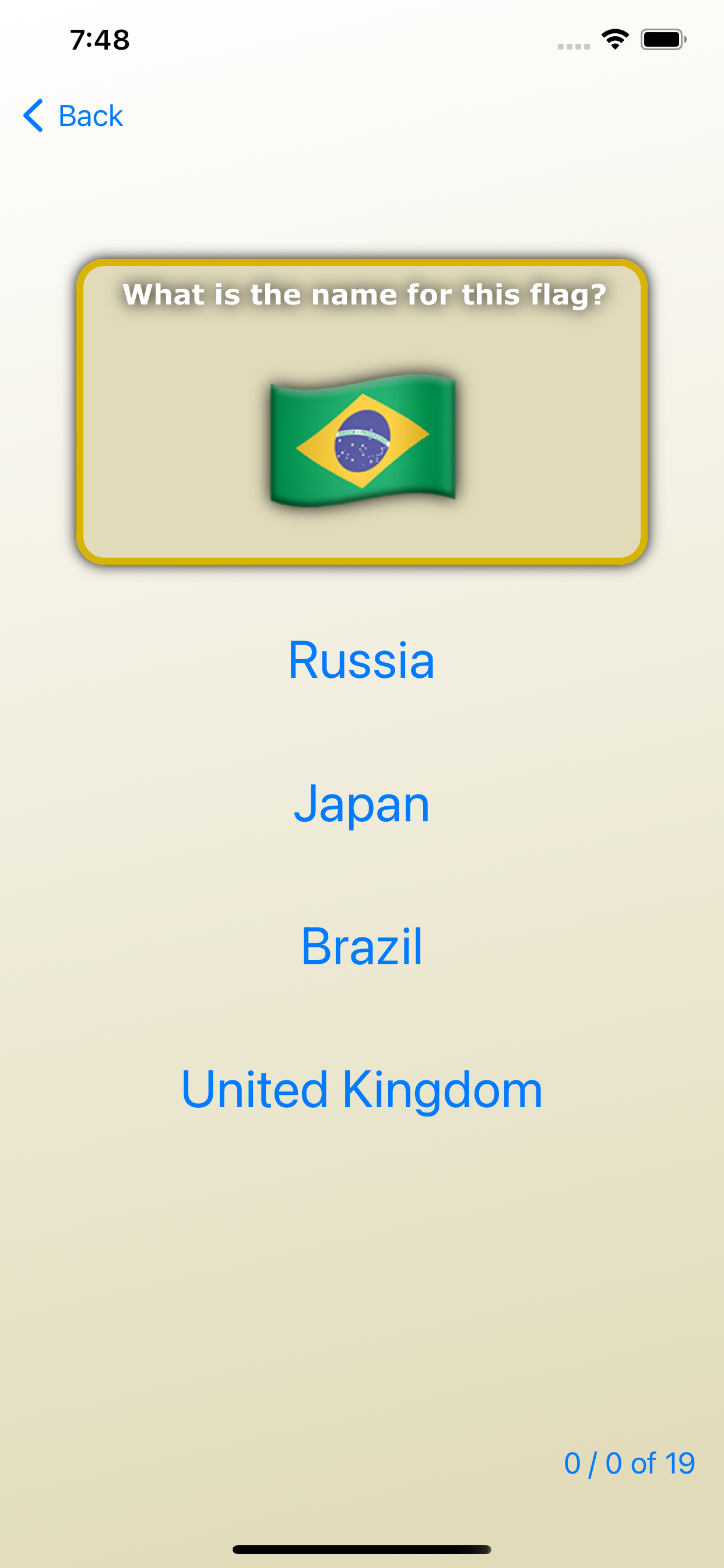 Flag Emoji Quiz