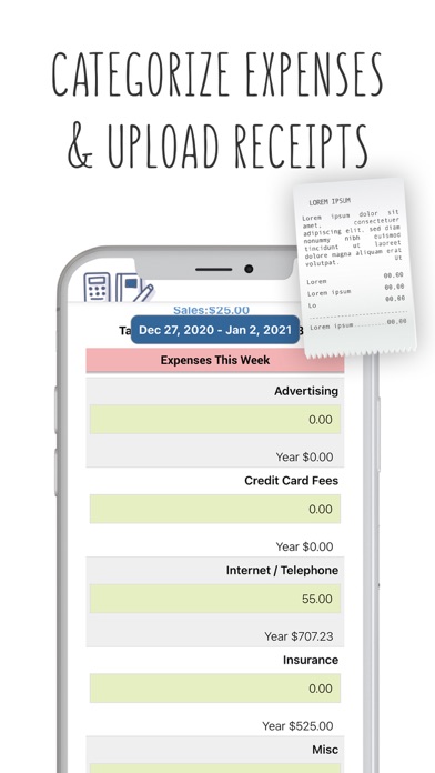 Salon Accounting Screenshot