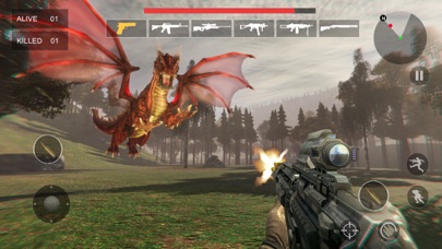 Dragon Hunter Sniper Shooter screenshot 1