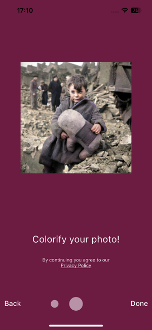 ‎Colorify - Capture d'écran du coloriseur de photos