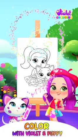 Game screenshot Violet Coloring Book hack