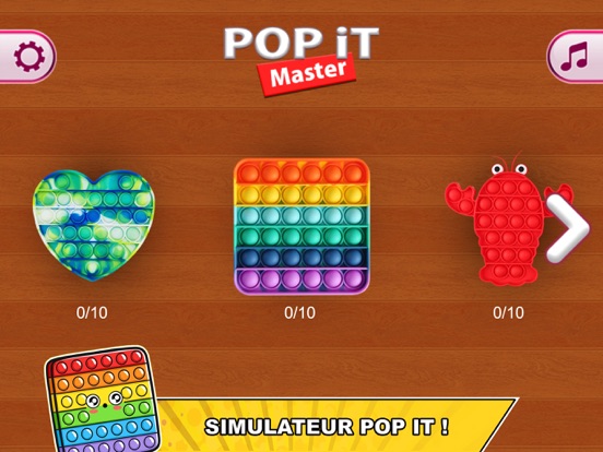Screenshot #4 pour Pop it Master - jeux calmes