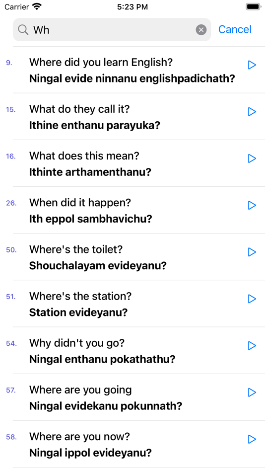 #7. Learn Malayalam Language (iOS) By: Agurchand Babu K S