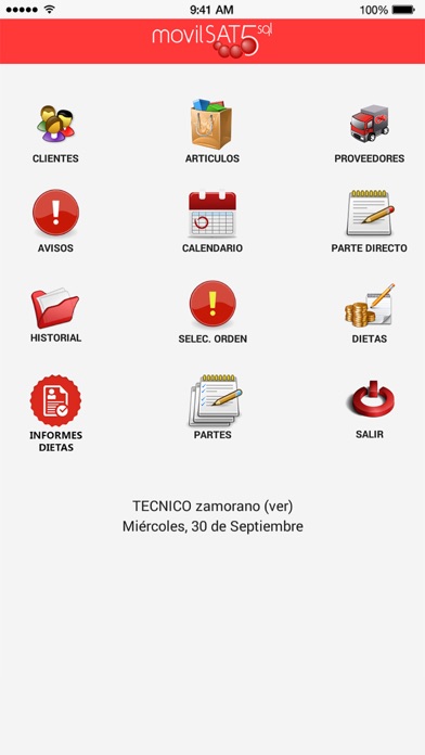 MovilSAT5 Screenshot