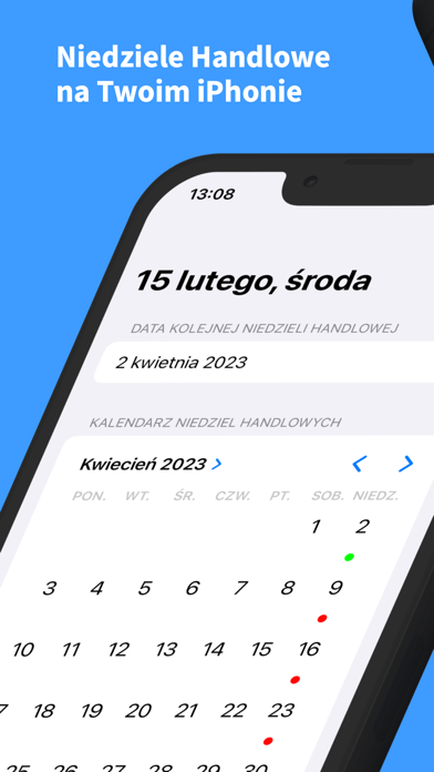 Niedziele Handlowe Screenshot