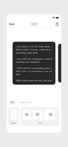 Splitext: Text posts & stories screenshot #5 for iPhone