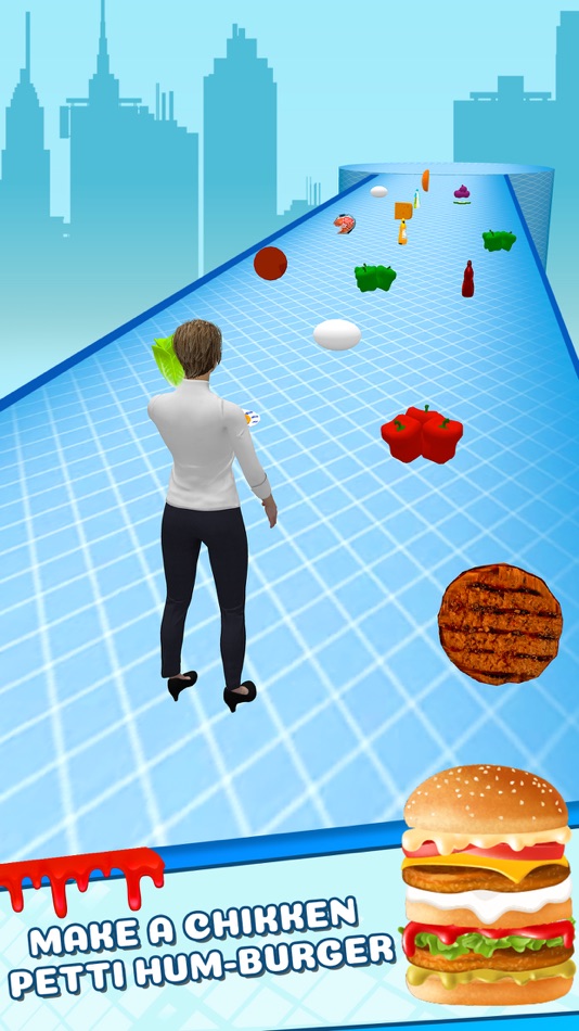 #3. Burger Please Run Stack Game (iOS) โดย: JEU TECHNOLOGY (PRIVATE) LIMITED