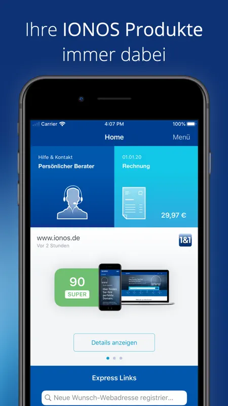 IONOS screenshot 1 of 4