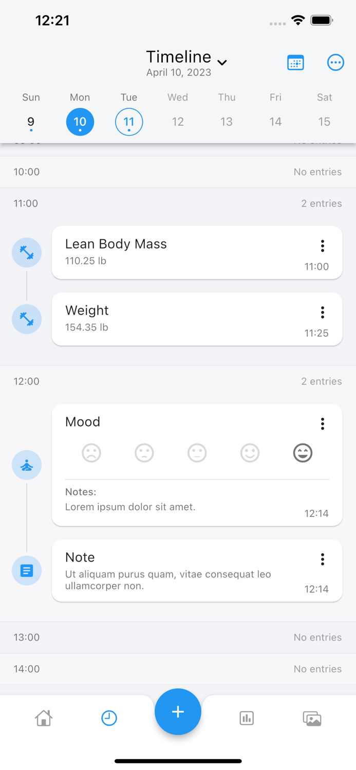 OmniLog Weight Tracker