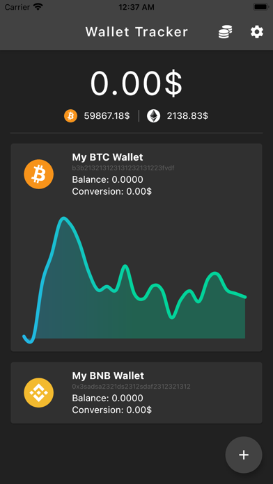 Wallet Tracker: For Blockchain Screenshot