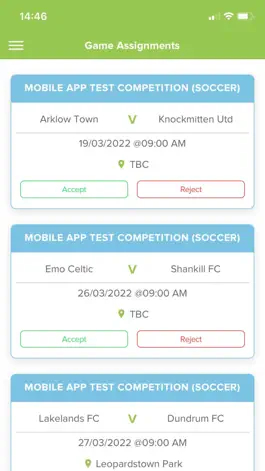 Game screenshot SportLoMo Game Management apk