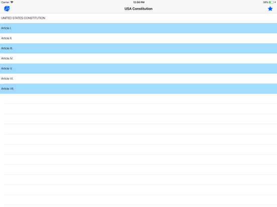 Screenshot #4 pour USA Constitution