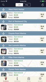 Pumpout Nav screenshot