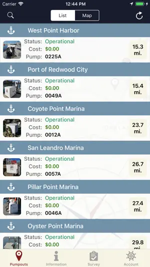 Pumpout Nav screenshot 2