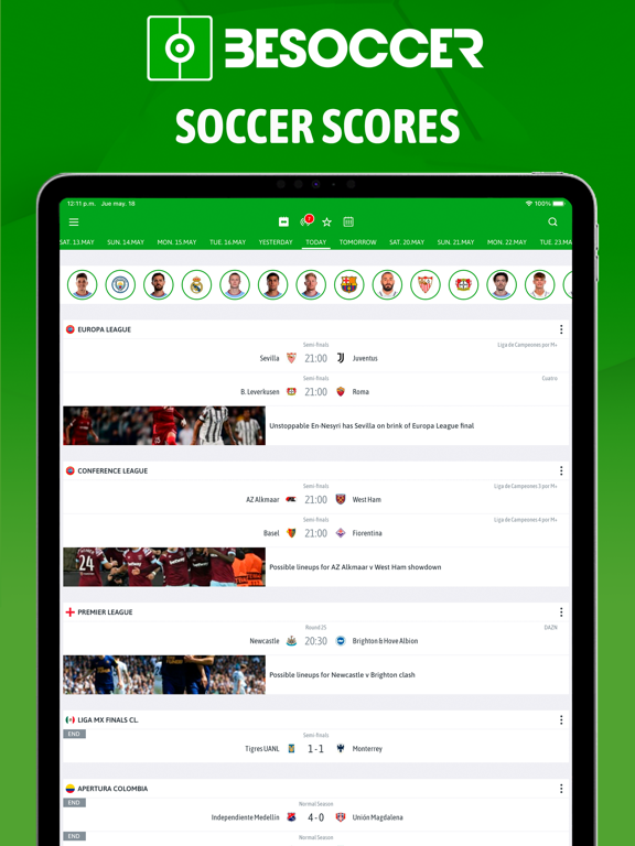 BeSoccer - Soccer Livescoresのおすすめ画像1