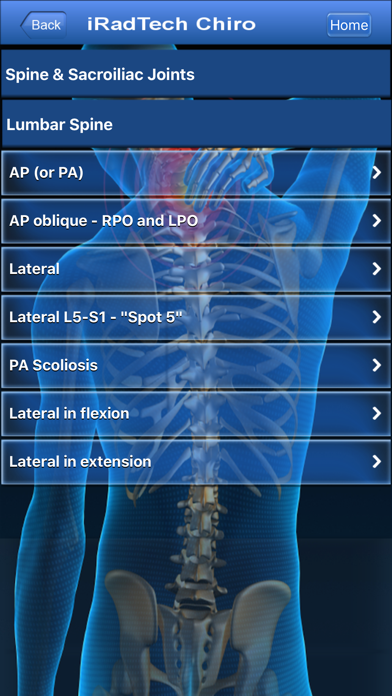 iRadTech Chiro Screenshot