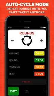 boxing timer pro round timer iphone screenshot 4
