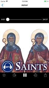 Catholic Saints Audio Library screenshot