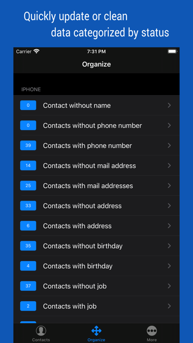 iContacts: Contact Group Tool Screenshot