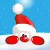 Santa's Hat Christmas Stickers delete, cancel