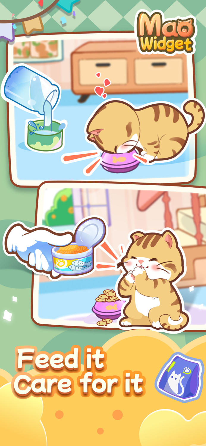 Widget Cat - Virtual Cat game